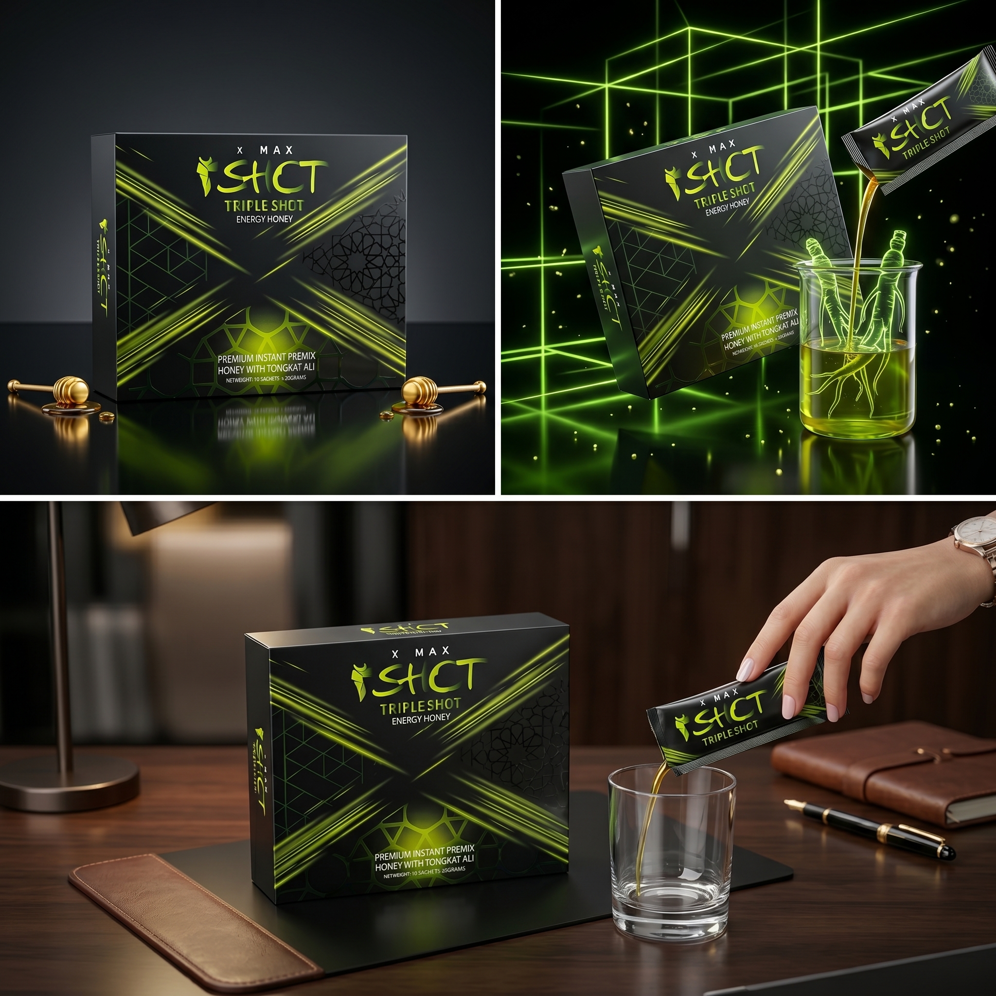 1SHOT Tripleshot Energy Honey